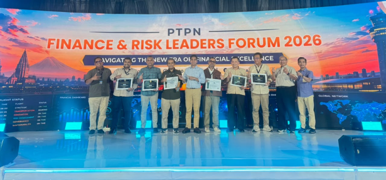 PT Riset Perkebunan Nusantara Raih Penghargaan Best of Improvement MRI Kategori Non Sistemik A pada PTPN Financial and Risk Leaders Forum 2026